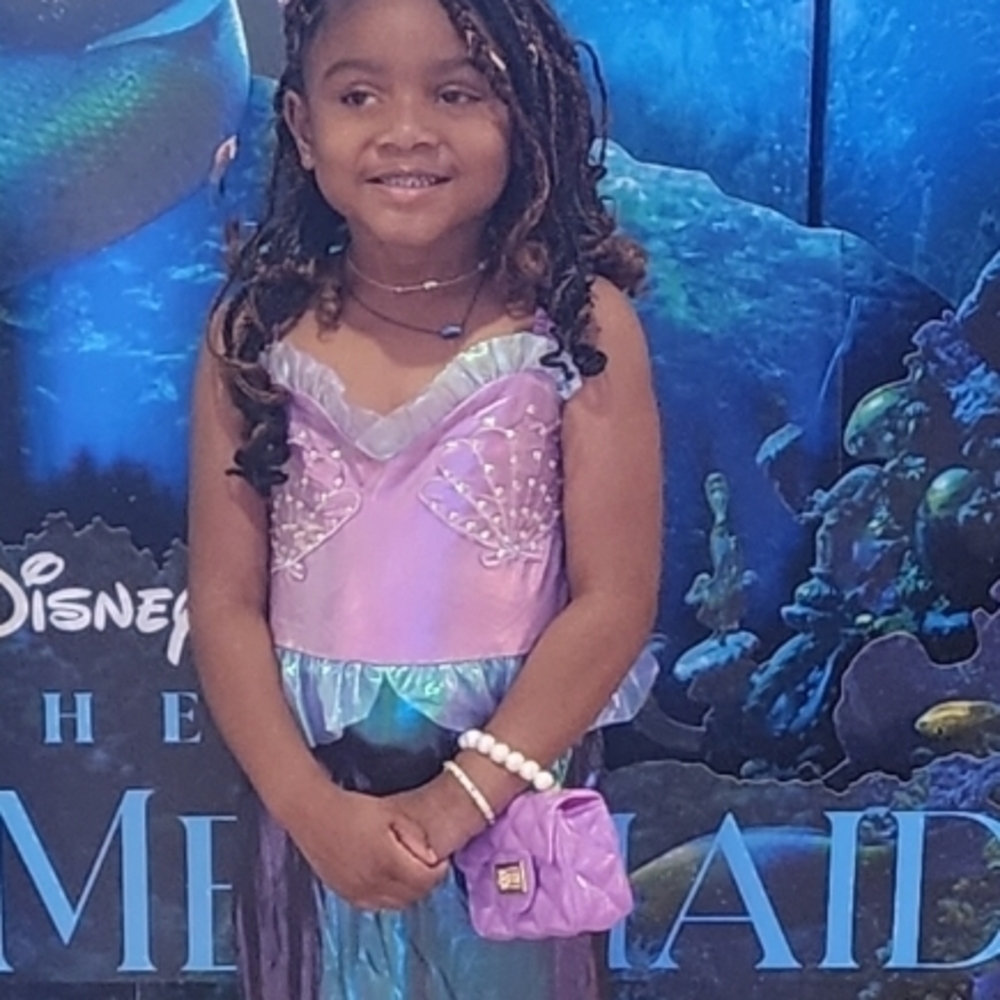 Purple and Blue Mermaid Costume for Kids